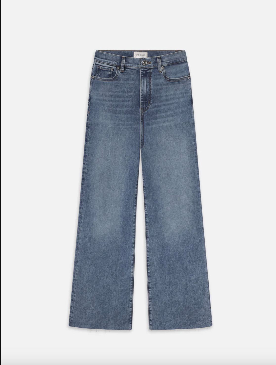 Frame Le Slim Palazzo Jean in Rowley Raw After