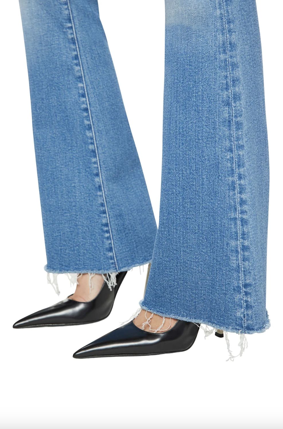 Mother Lil&#39; Weekender Fray Jean in Read Between the Lines