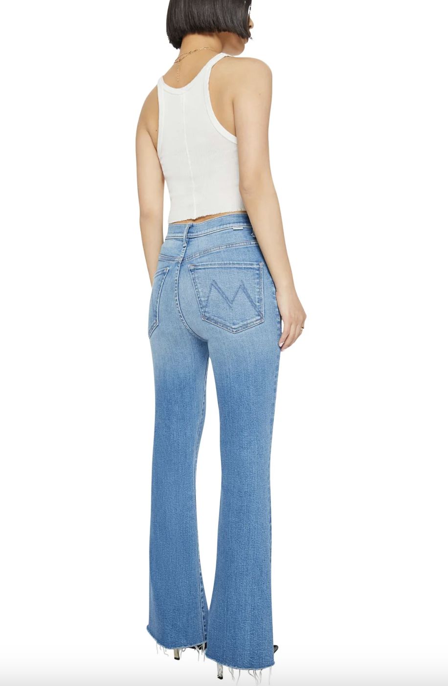 Mother Lil&#39; Weekender Fray Jean in Read Between the Lines