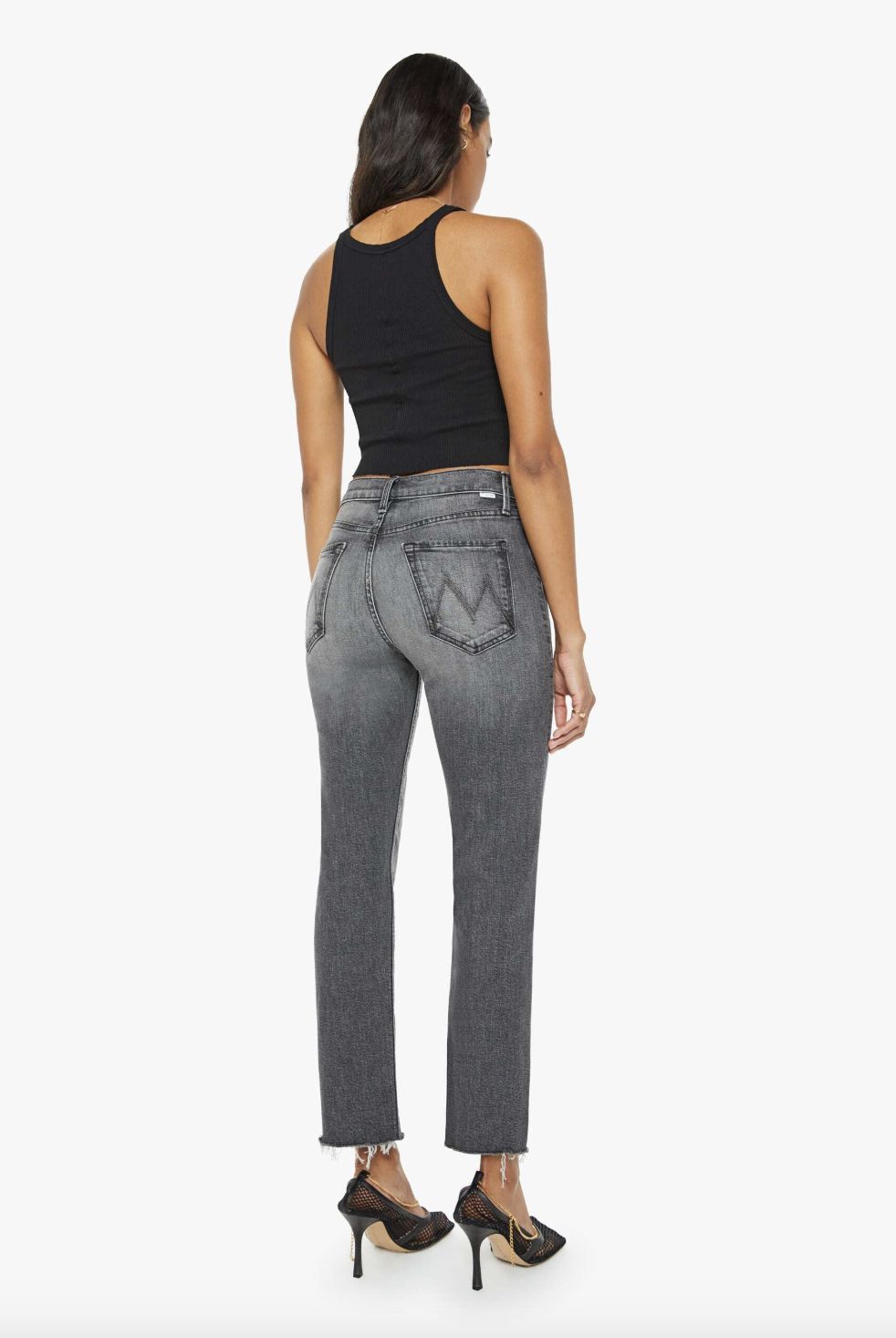 Mother The Tomcat Ankle Fray Jean in Wanted!