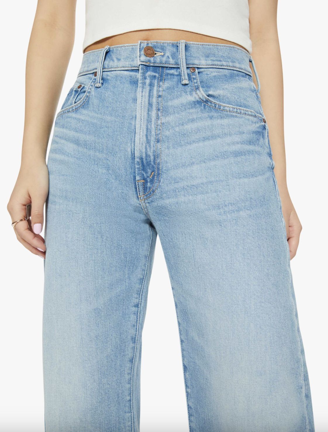 The Mother Lil&#39; Lasso Sneak Jean in Ivy League Cowboy