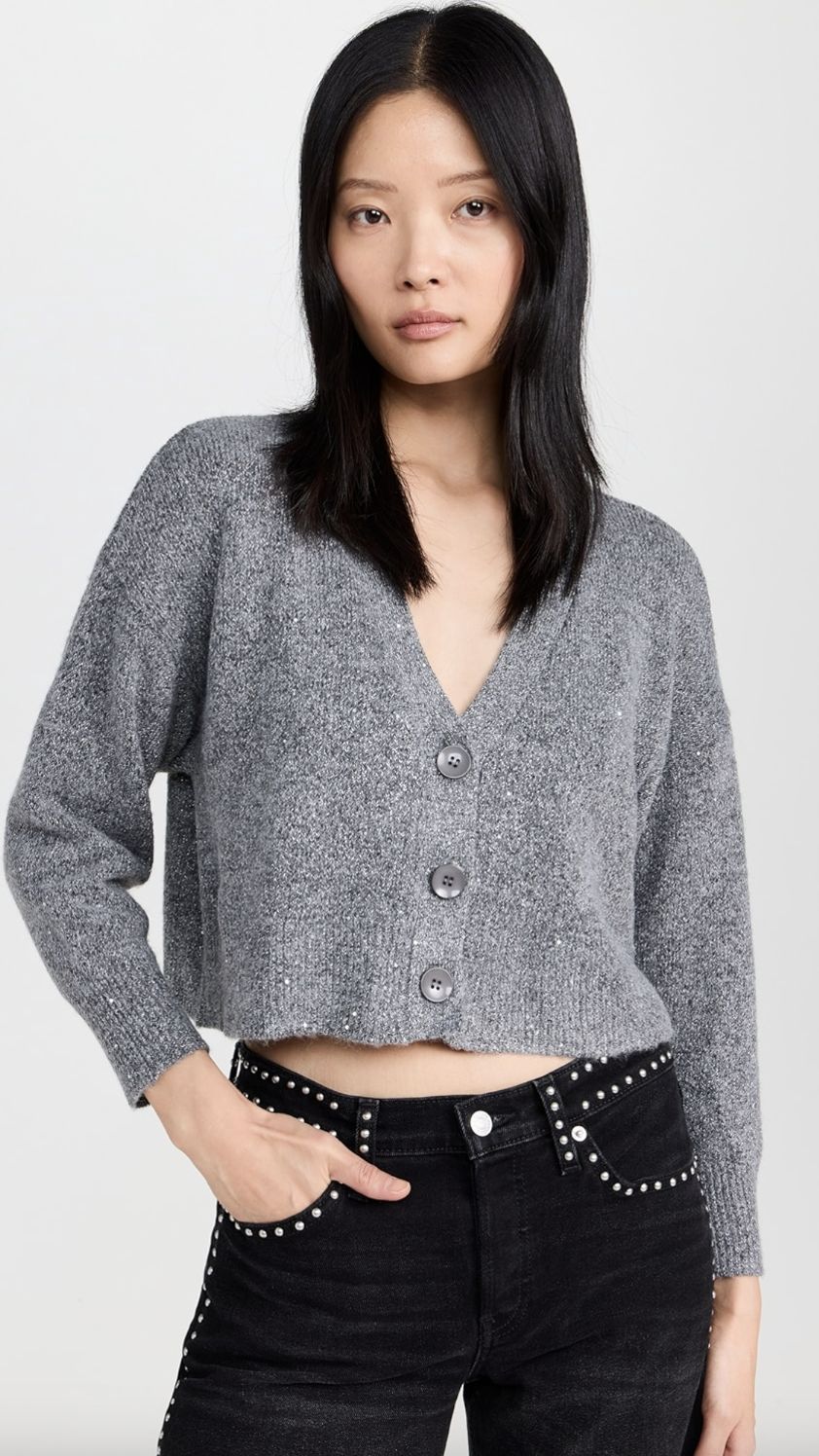 LNA Kiya Sparkle Cardigan