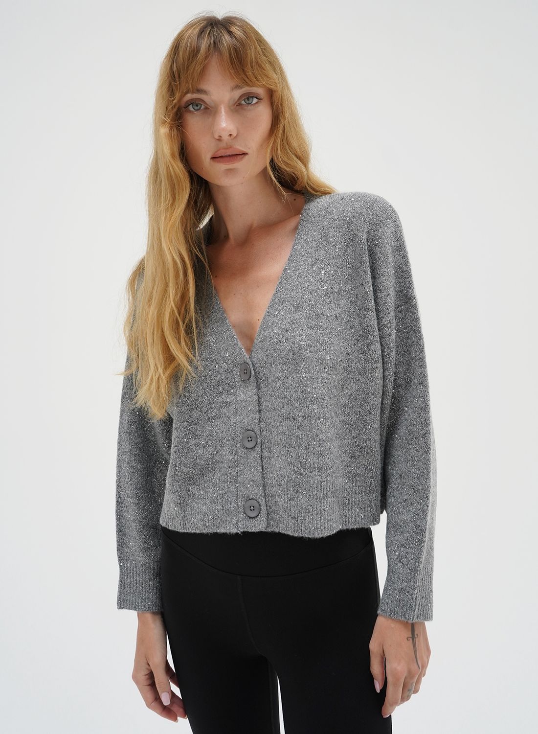LNA Kiya Sparkle Cardigan