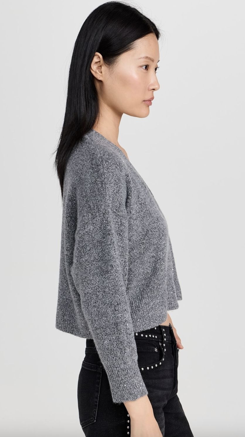 LNA Kiya Sparkle Cardigan