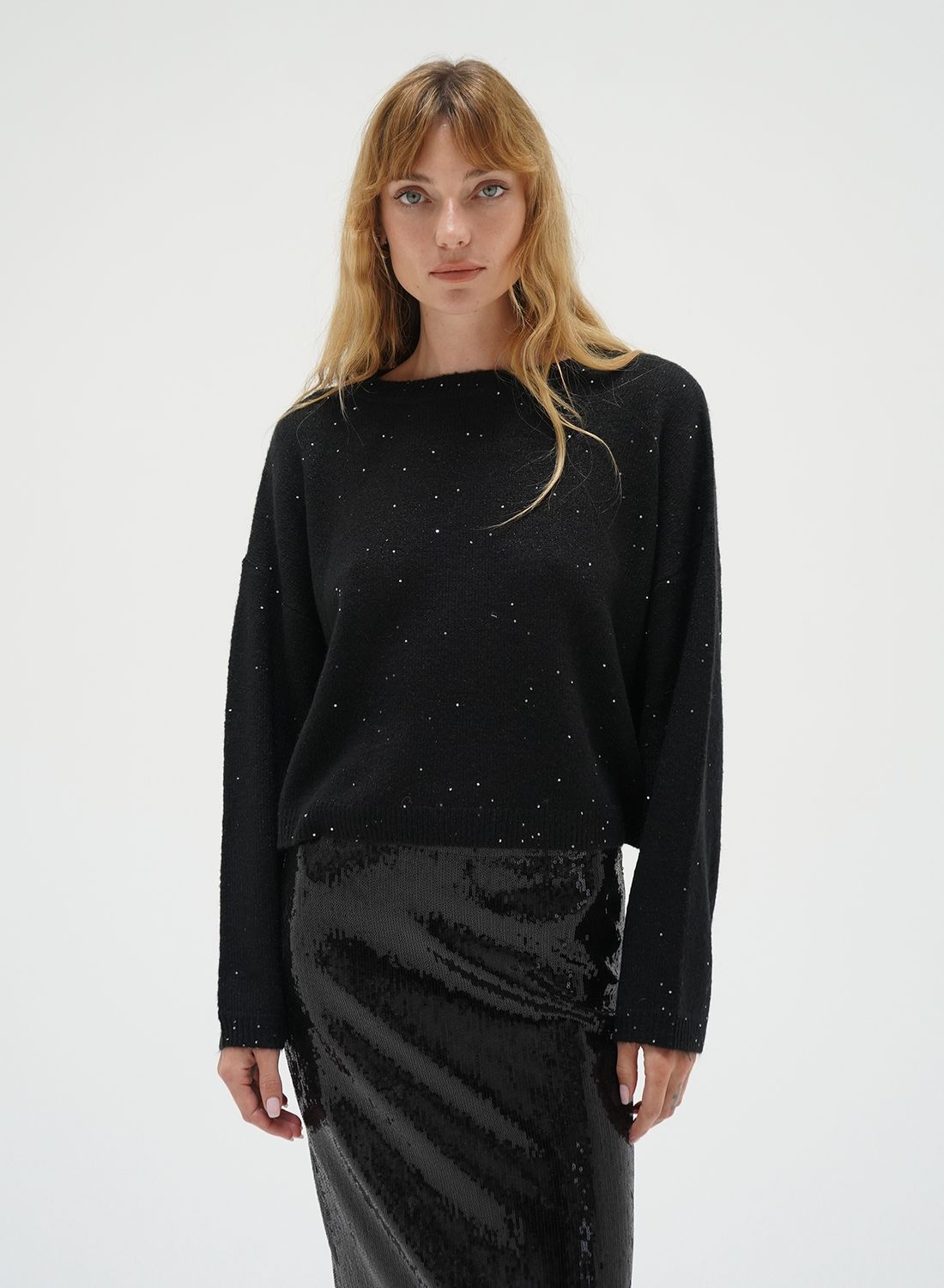 LNA Sheye Sparkle Sweater