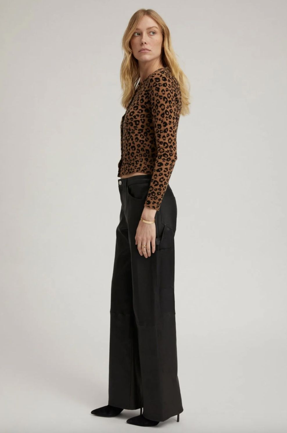 SPRWMN Leopard Baby Cardigan