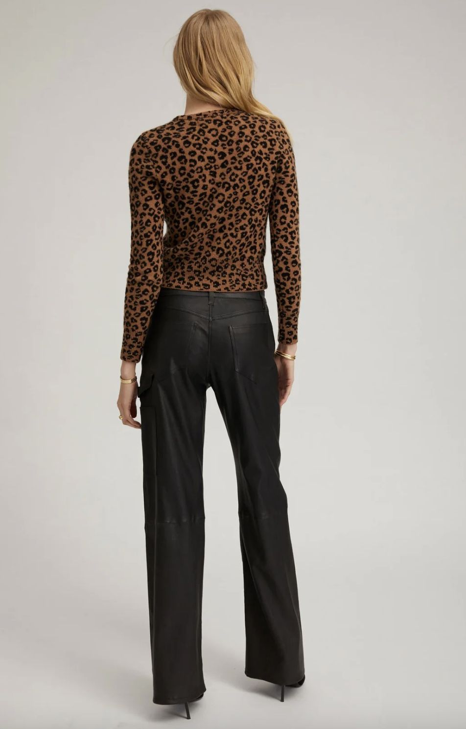 SPRWMN Leopard Baby Cardigan