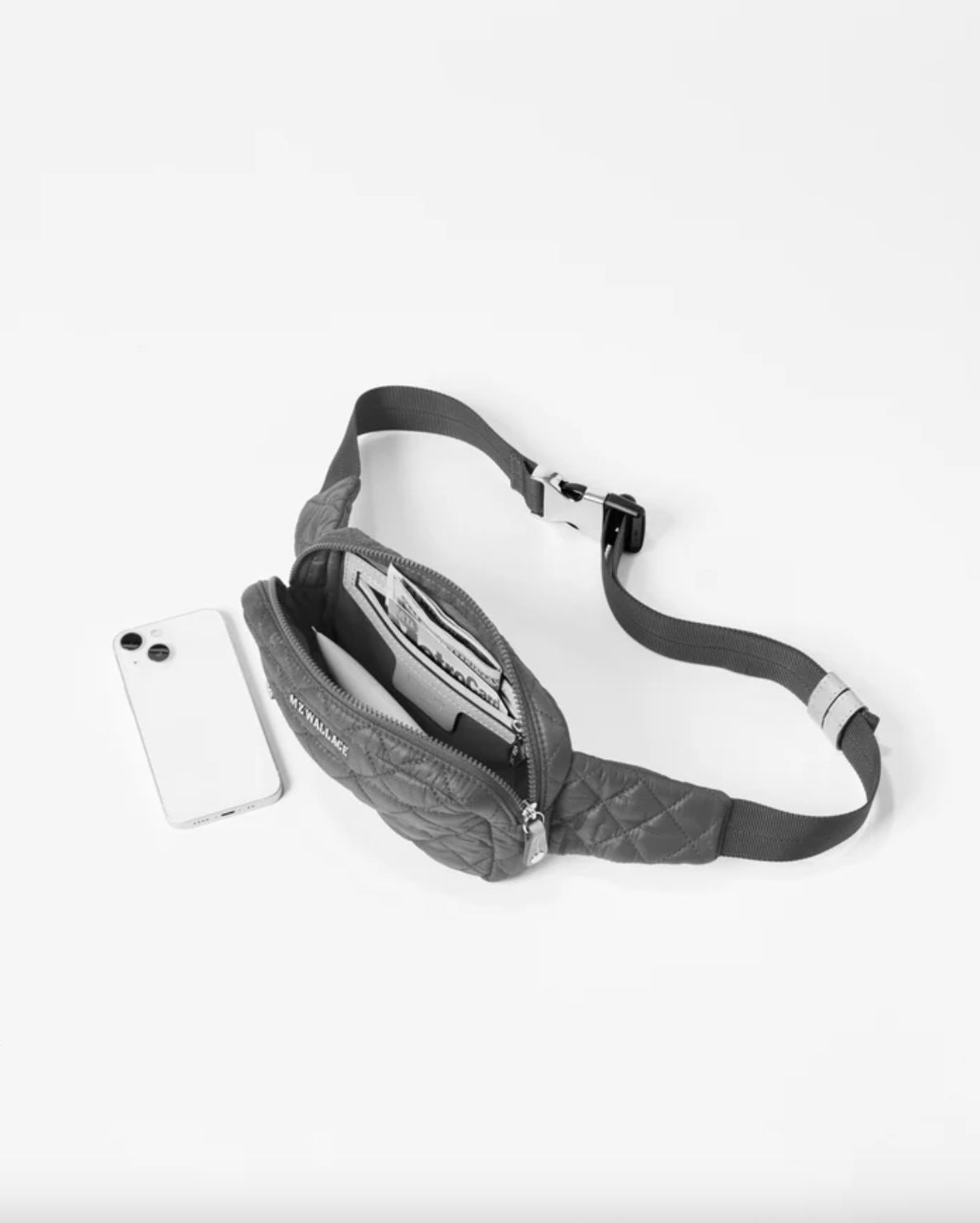 MZ Wallace Metro Belt Bag in Black