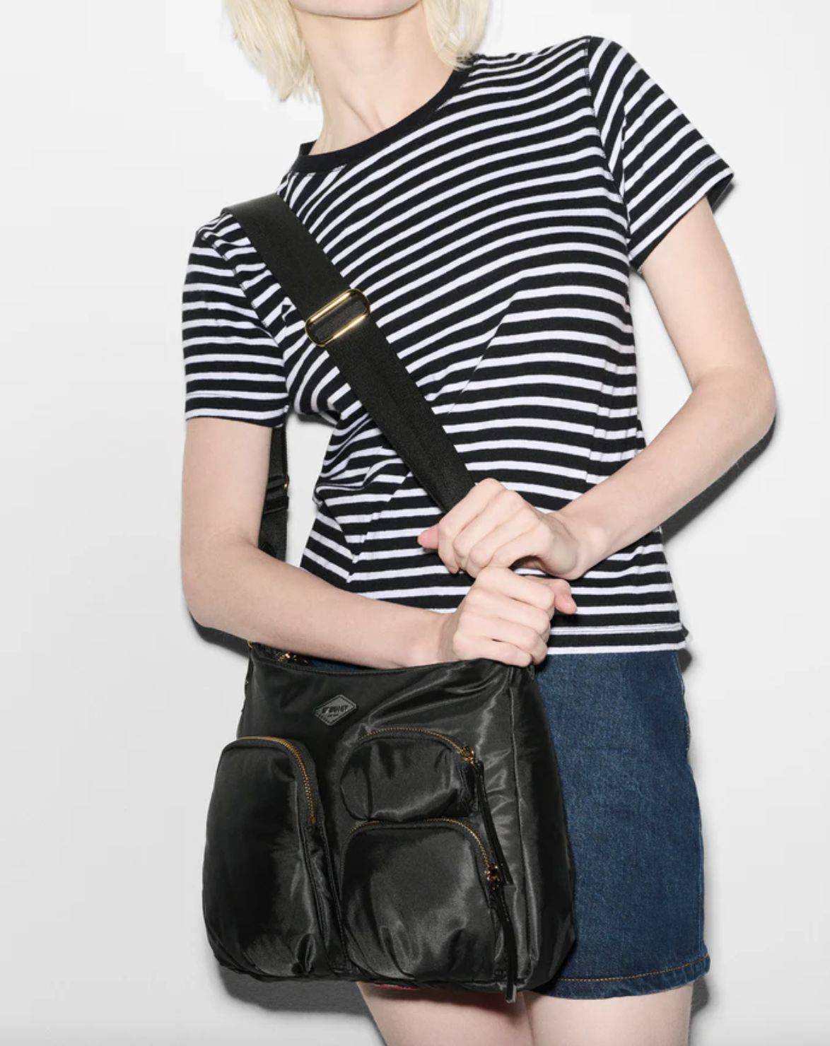 MZ Wallace Chelsea Hobo in Black