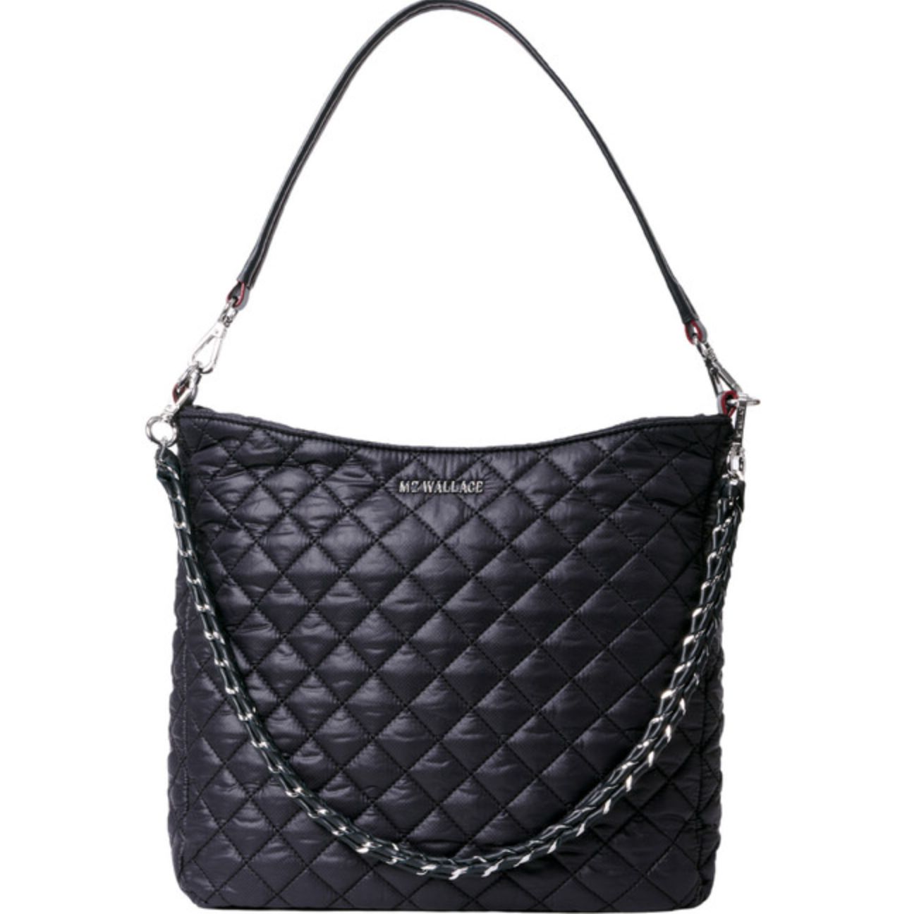 MZ Wallace Crosby Hobo in Black