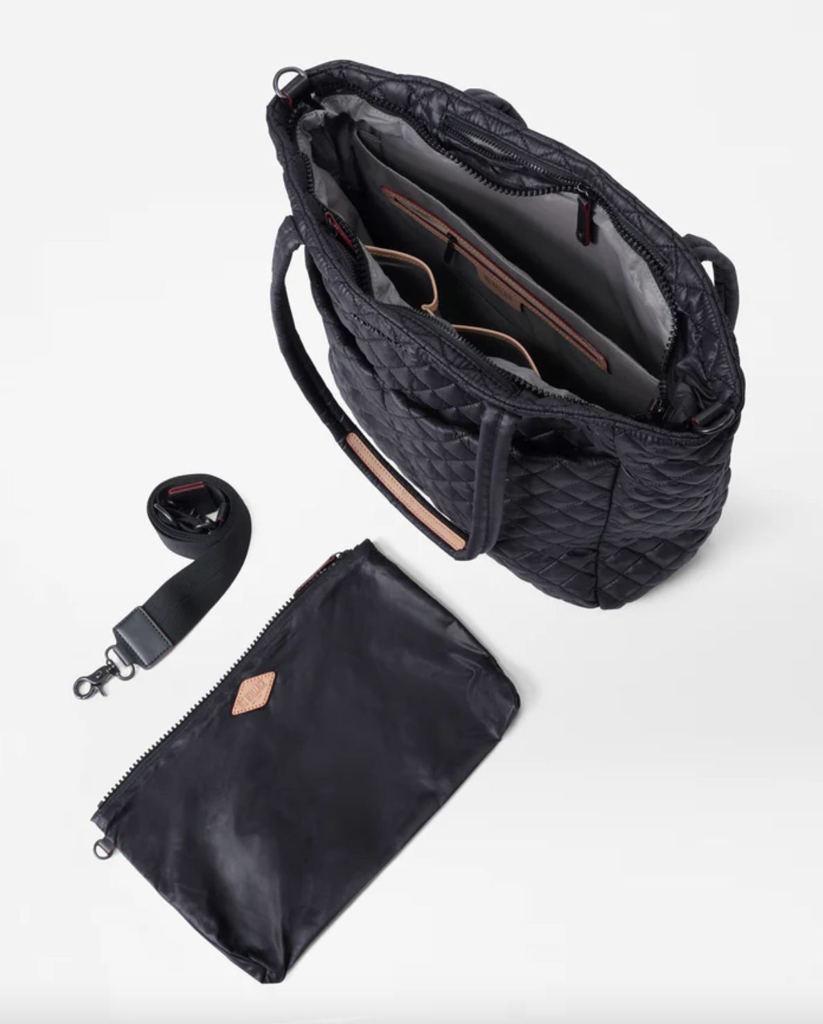 MZ Wallace Large Metro Quatro Tote in Black