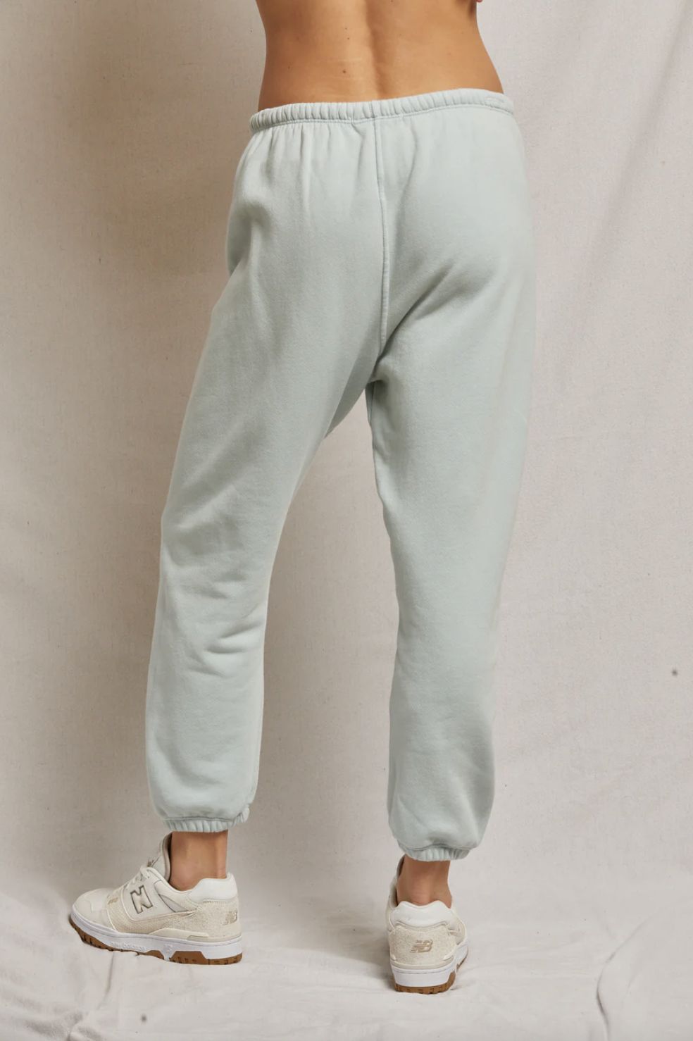 Perfect White Tee Stevie Sweatpant in Fresh Mint