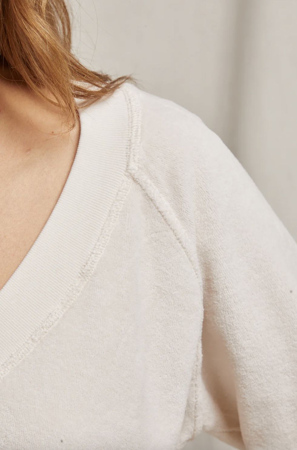 Perfect White Tee Ember Velour Sweatshirt