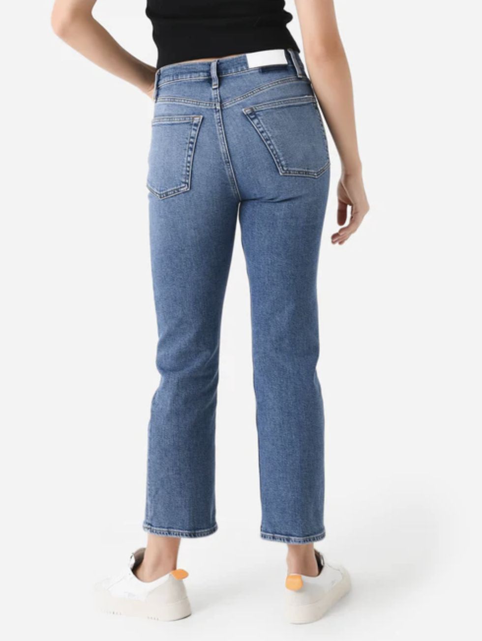 Re/Done 70&#39;s Crop Boot Jean in Mid 70&#39;s