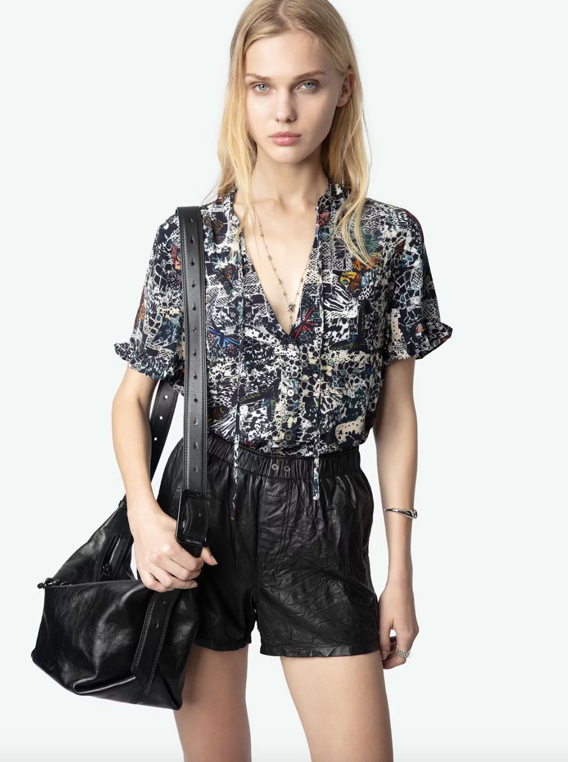 Zadig &amp; Voltaire Tafiz Butterflies Blouse