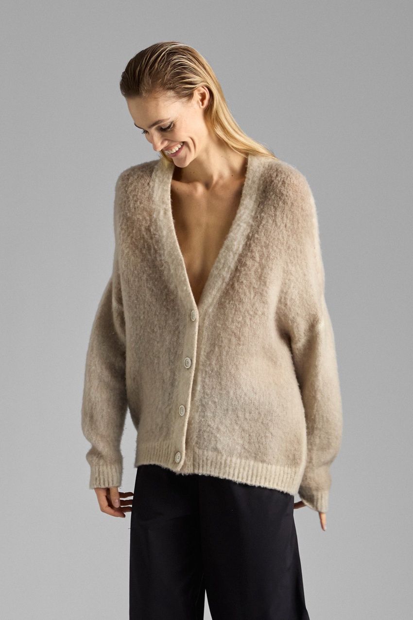 Avant Toi Hand Painted Cashmere Cardigan