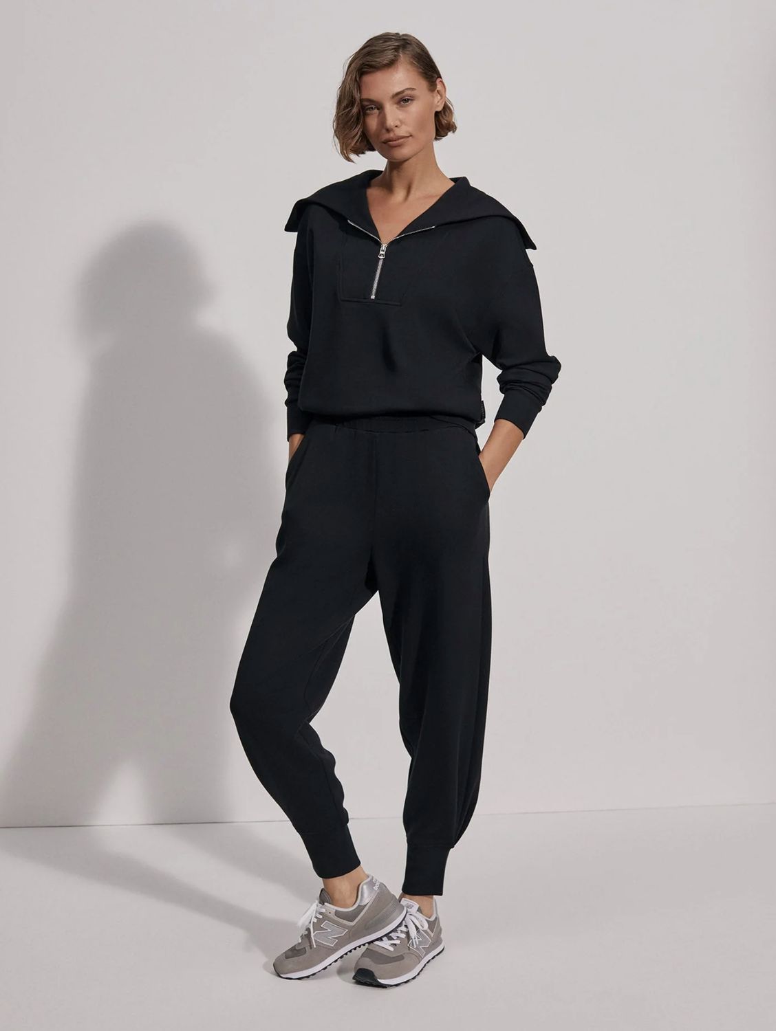 Varley Relaxed Pant 25&quot; in Black, Color: Black, Size: XXS