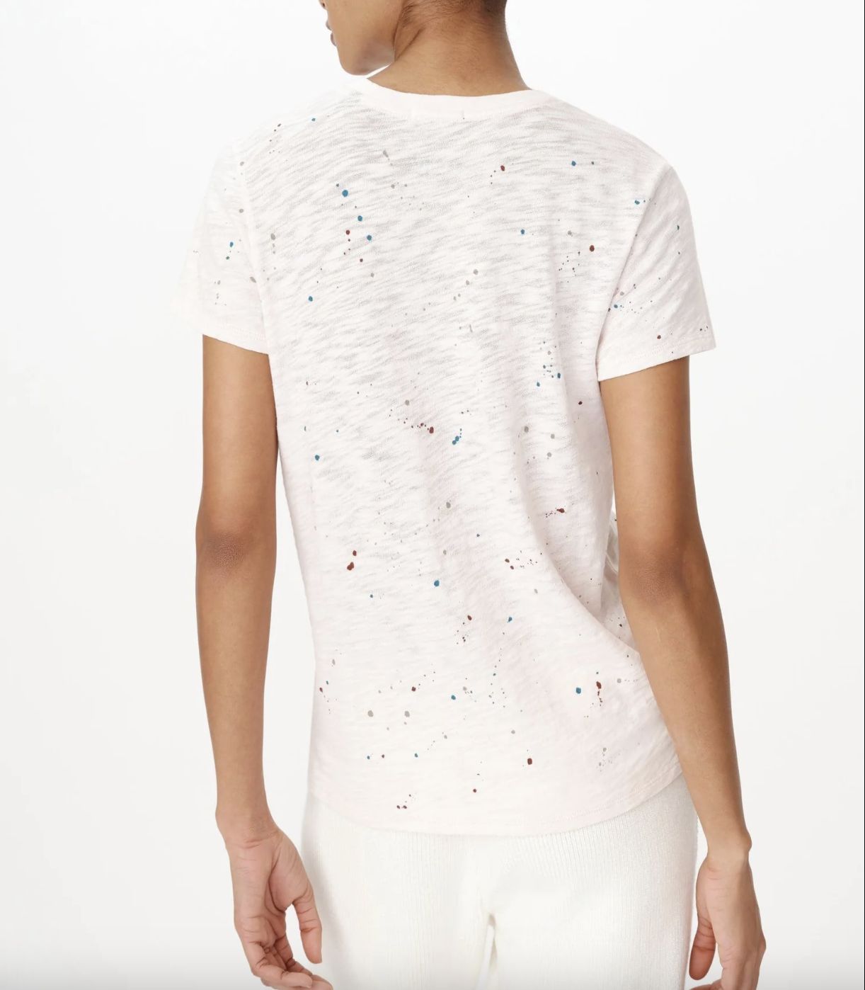 ATM Splatter Classic Short Sleeve V-Neck Tee