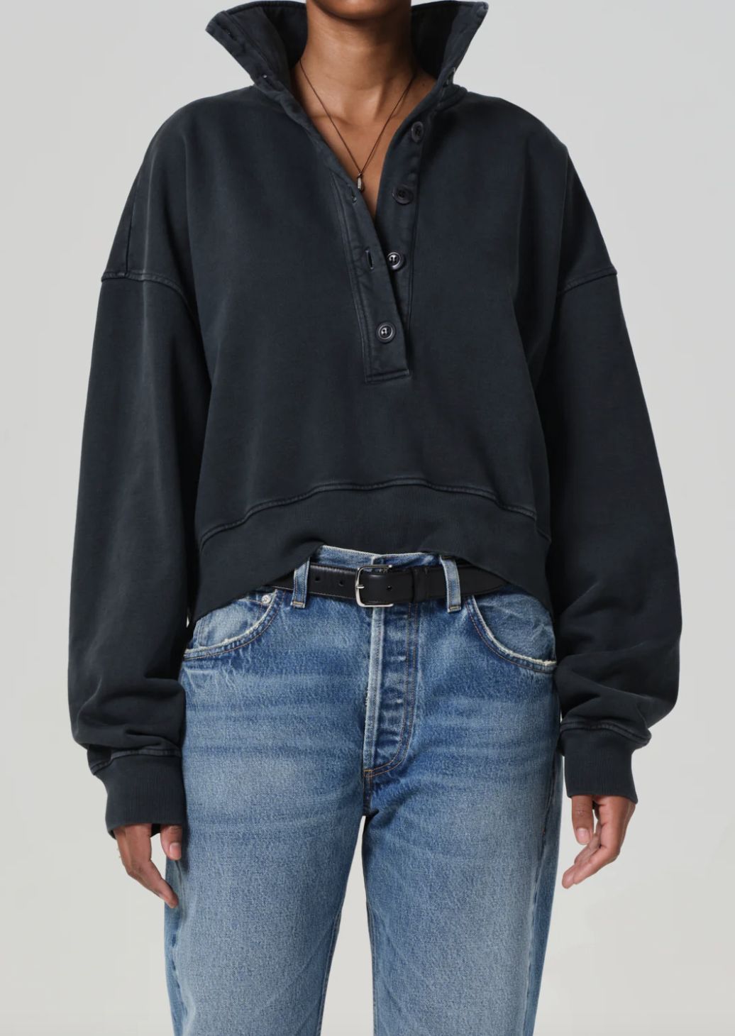 Citizens of Humanity Mirelle Funnel Neck Sweatshirt