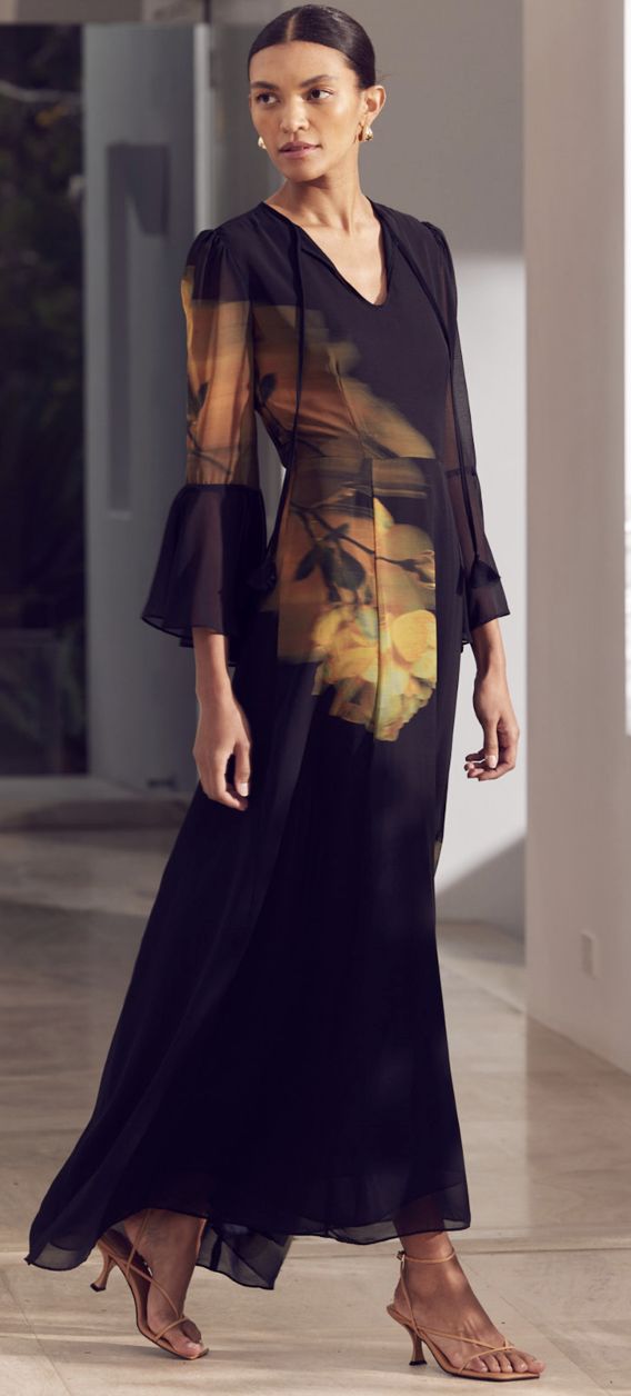 MISA Claire Maxi Dress