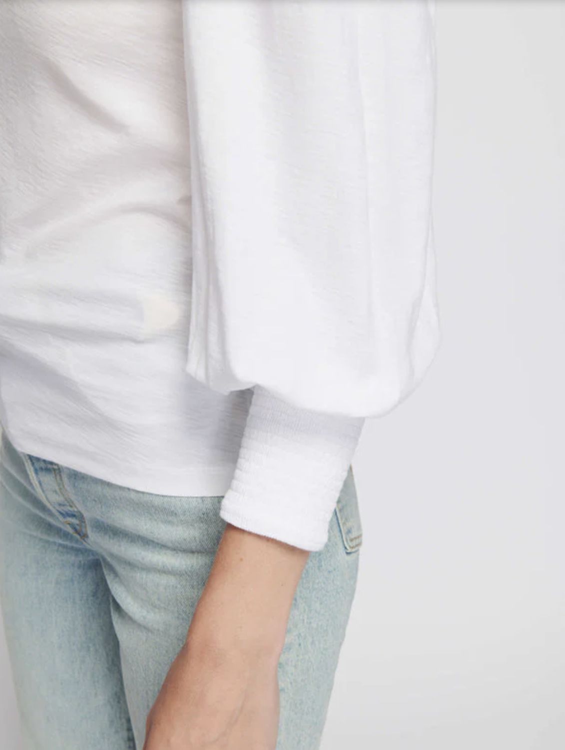 Nation - Loren Smocked Peasant Tee