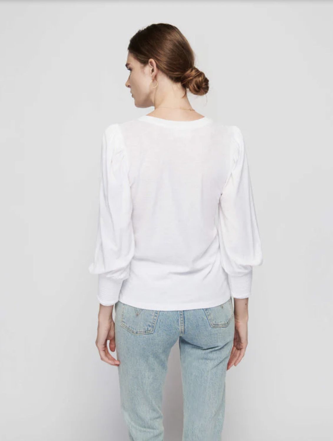 Nation - Loren Smocked Peasant Tee