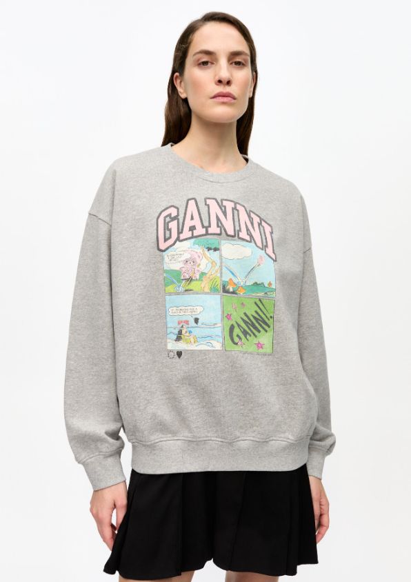 Ganni Isoli Oversized Sweatshirt