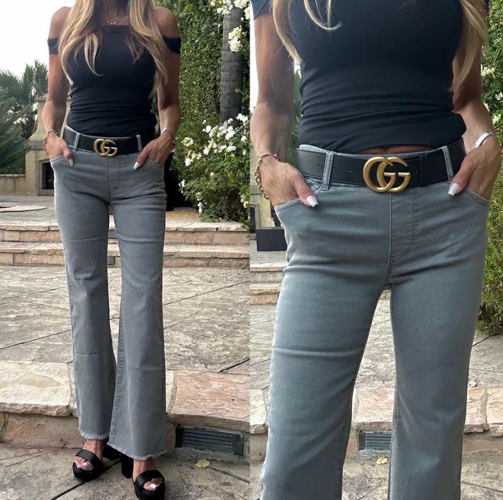 Bevy Flog Amanda Dark Grey Pant