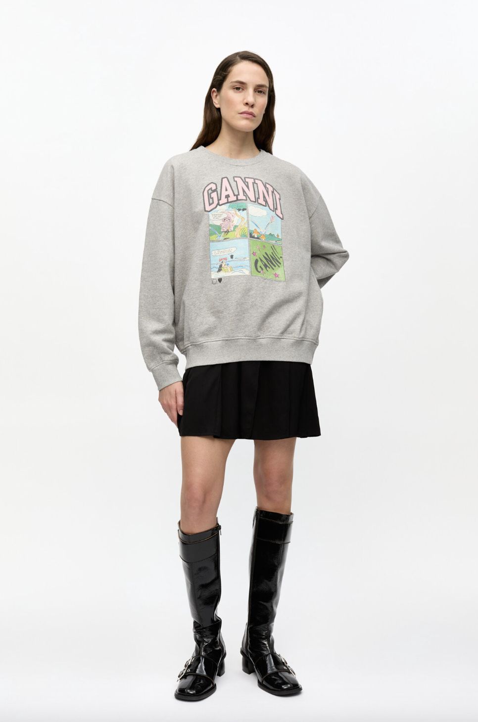 Ganni Isoli Oversized Sweatshirt