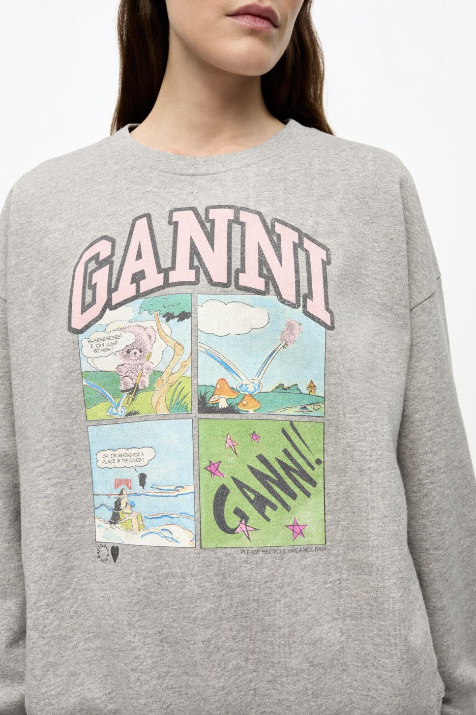 Ganni Isoli Oversized Sweatshirt