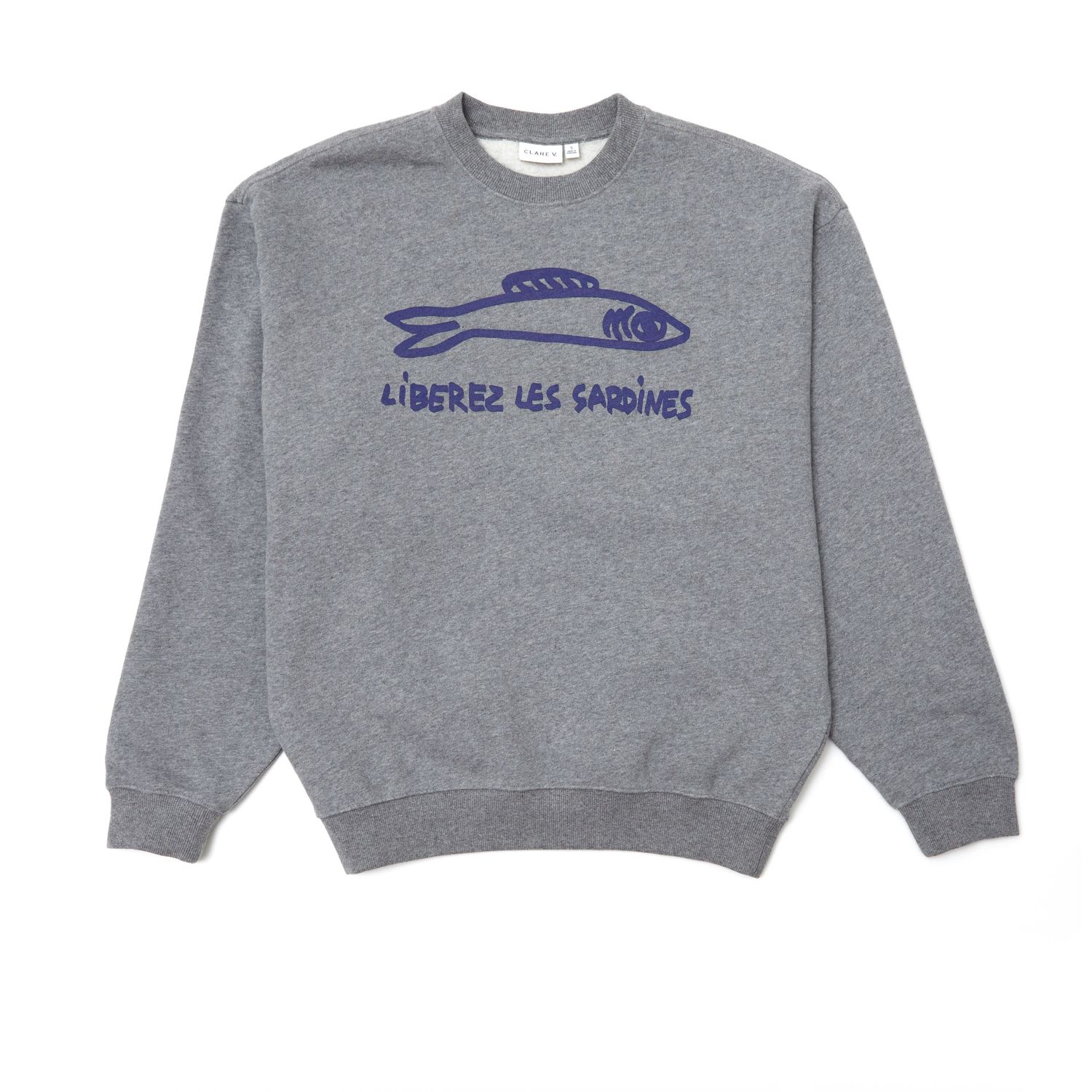 Clare V Liberez Les Sardines Sweatshirt