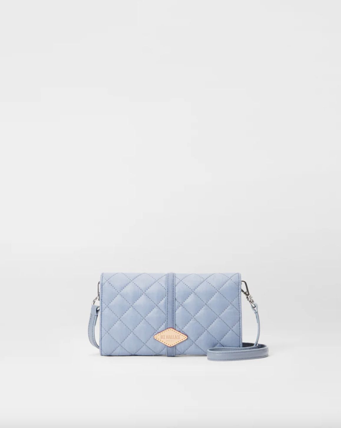 MZ Wallace Astor Convertible Crossbody in Stone Blue