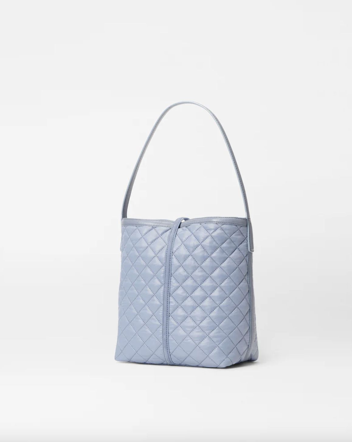 MZ Wallace Small Astor Hobo Bag in Stone Blue