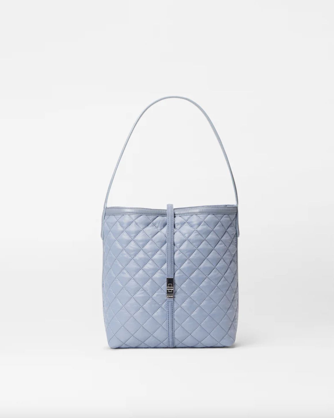 MZ Wallace Small Astor Hobo Bag in Stone Blue