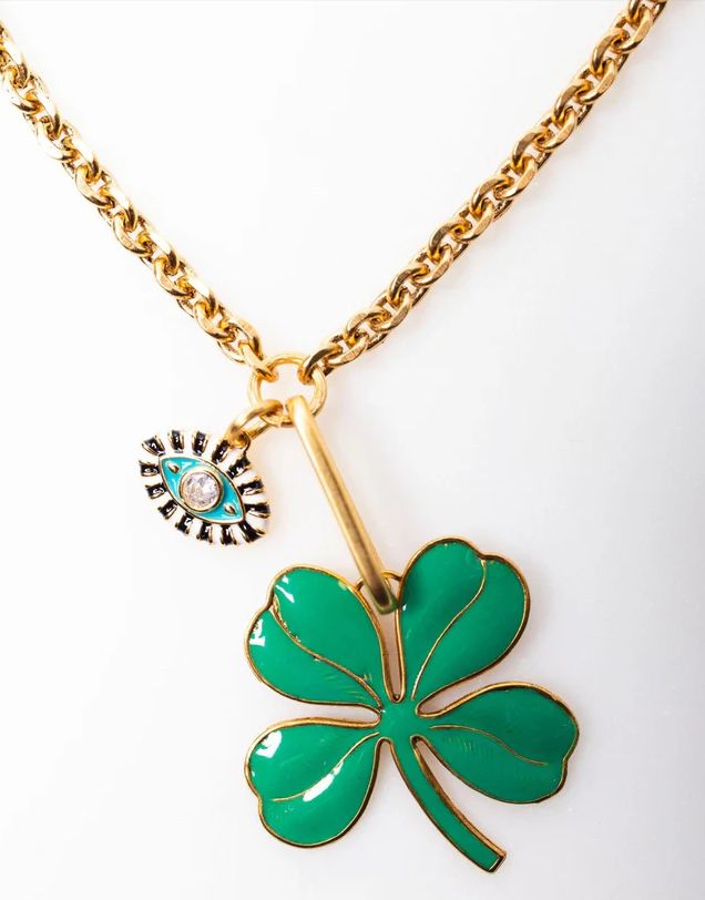 Elizabeth Cole Lucky Necklace