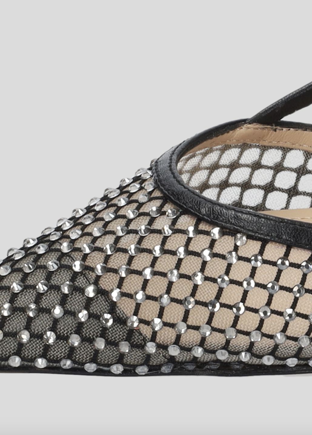 Lola Cruz Carmen Crystal Embellished Slingback