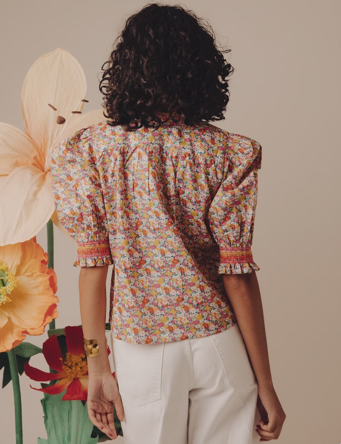 Love The Label Zuri Top in Libby Print