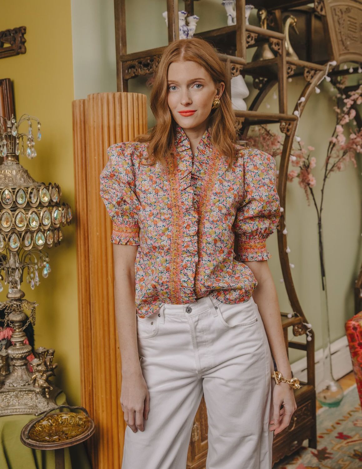 Love The Label Zuri Top in Libby Print