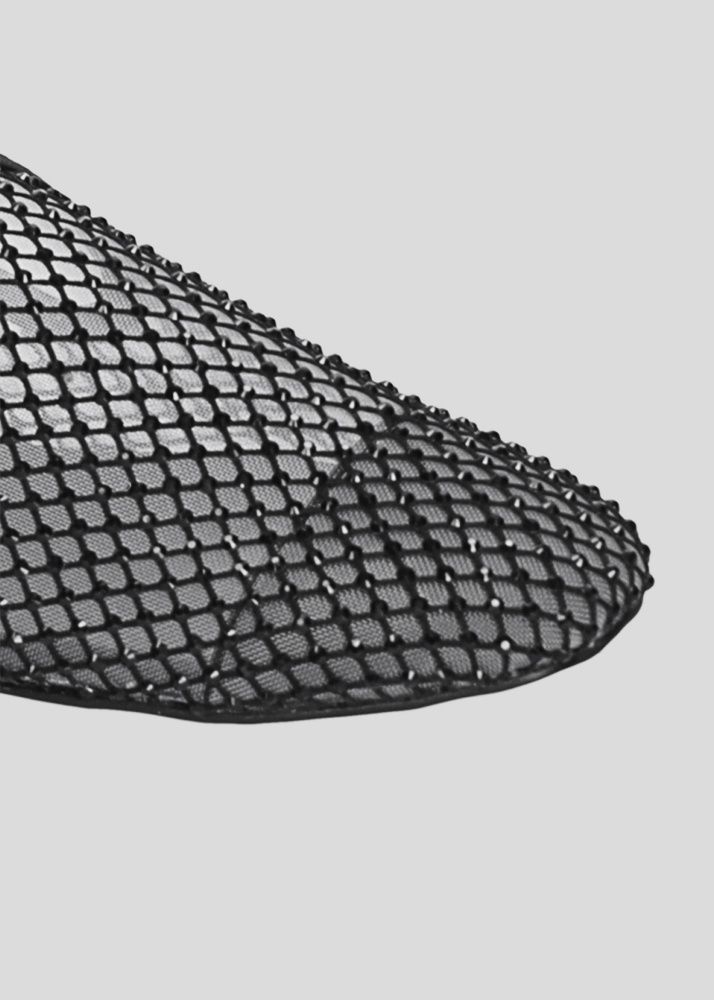 Lola Cruz Crystal Flat