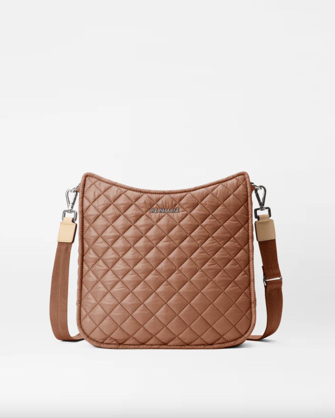MZ Wallace Box Metro Crossbody in Terracotta