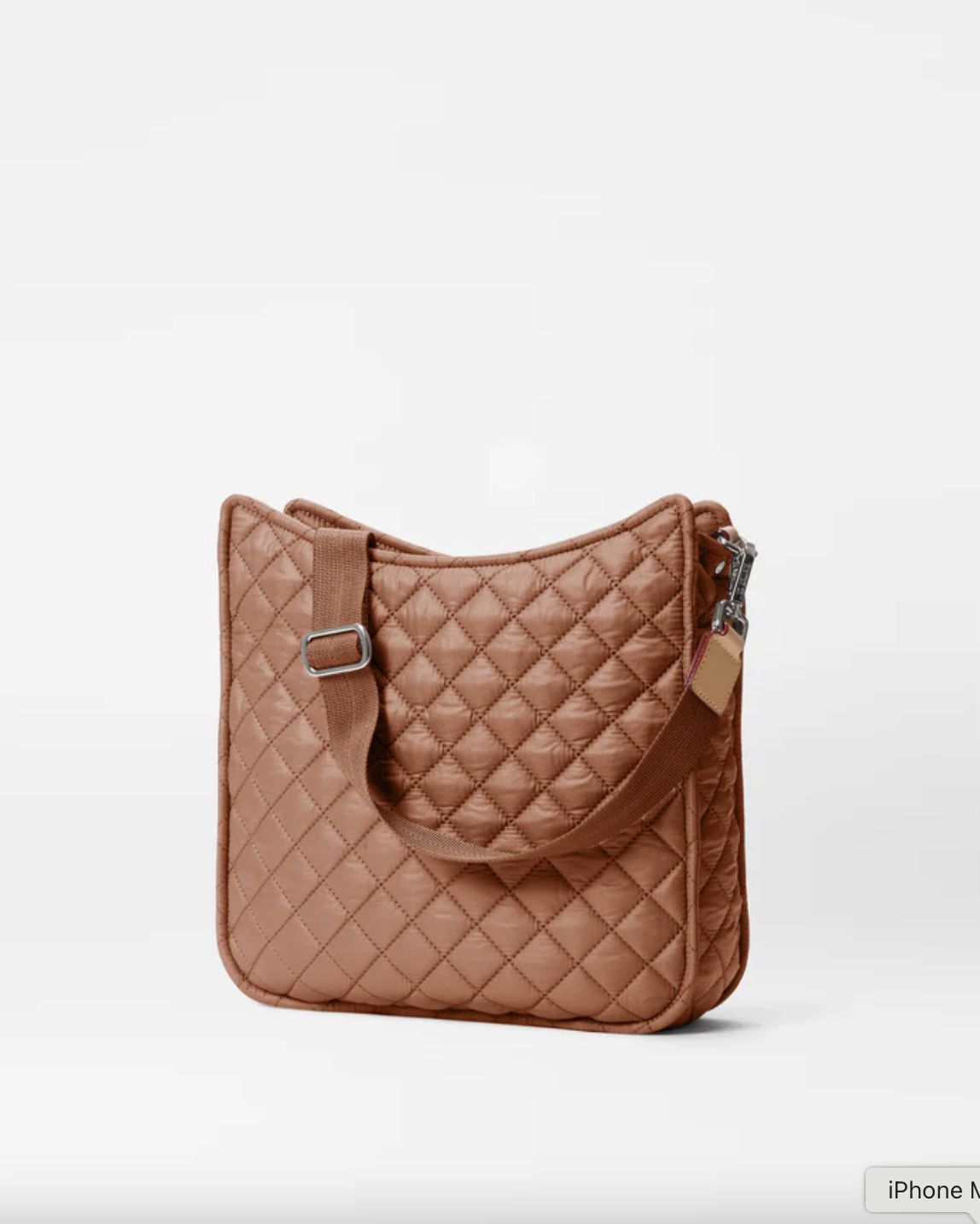 MZ Wallace Box Metro Crossbody in Terracotta