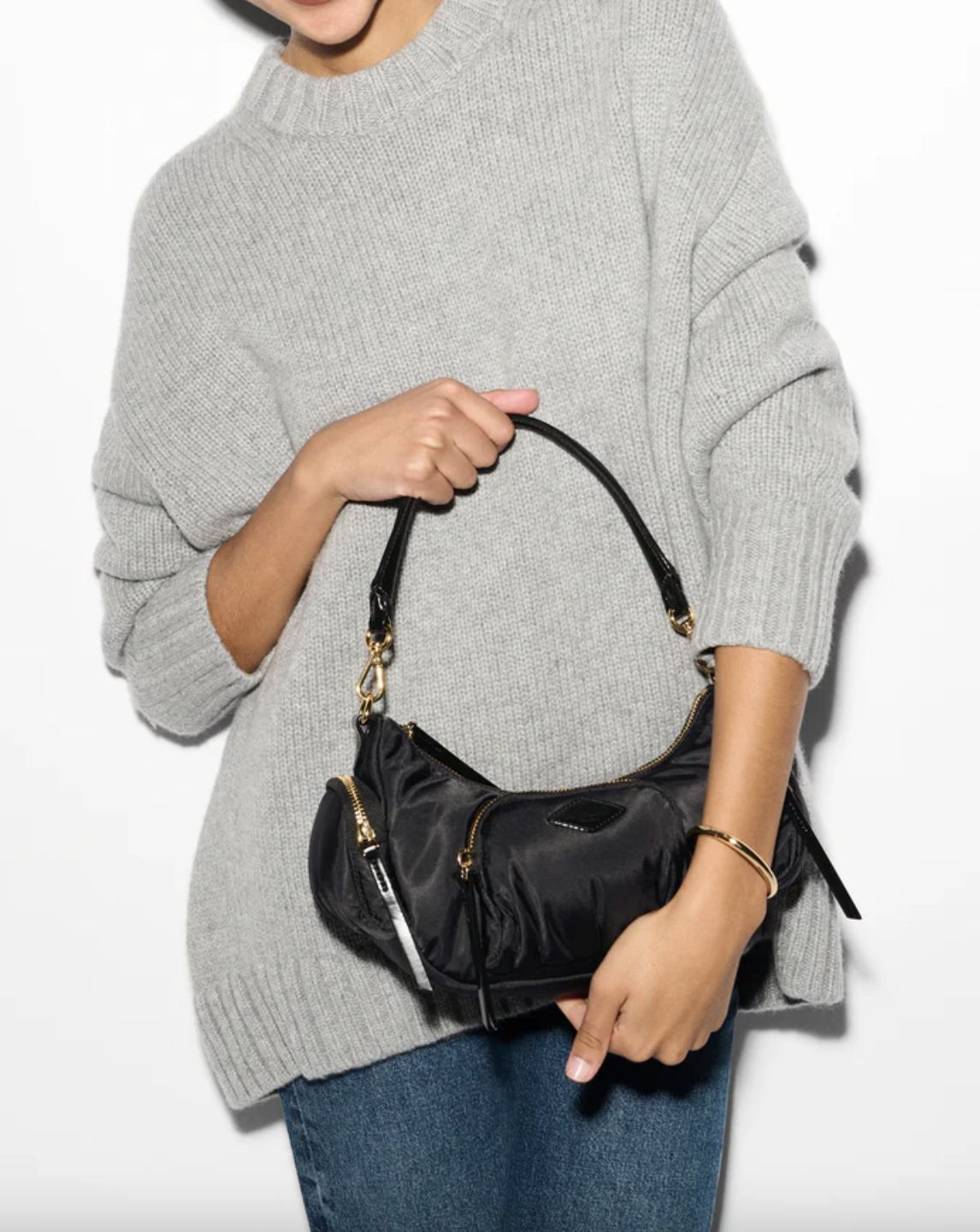 MZ Wallace Small Chelsea Shoulder Bag in Black