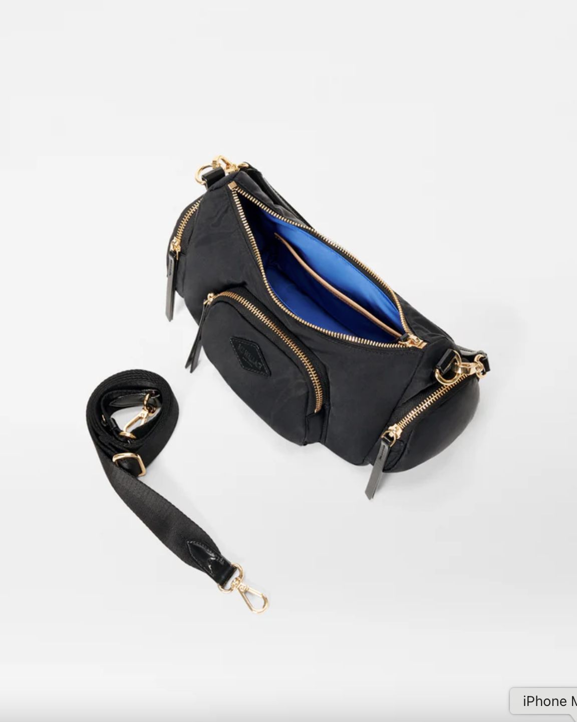 MZ Wallace Small Chelsea Shoulder Bag in Black