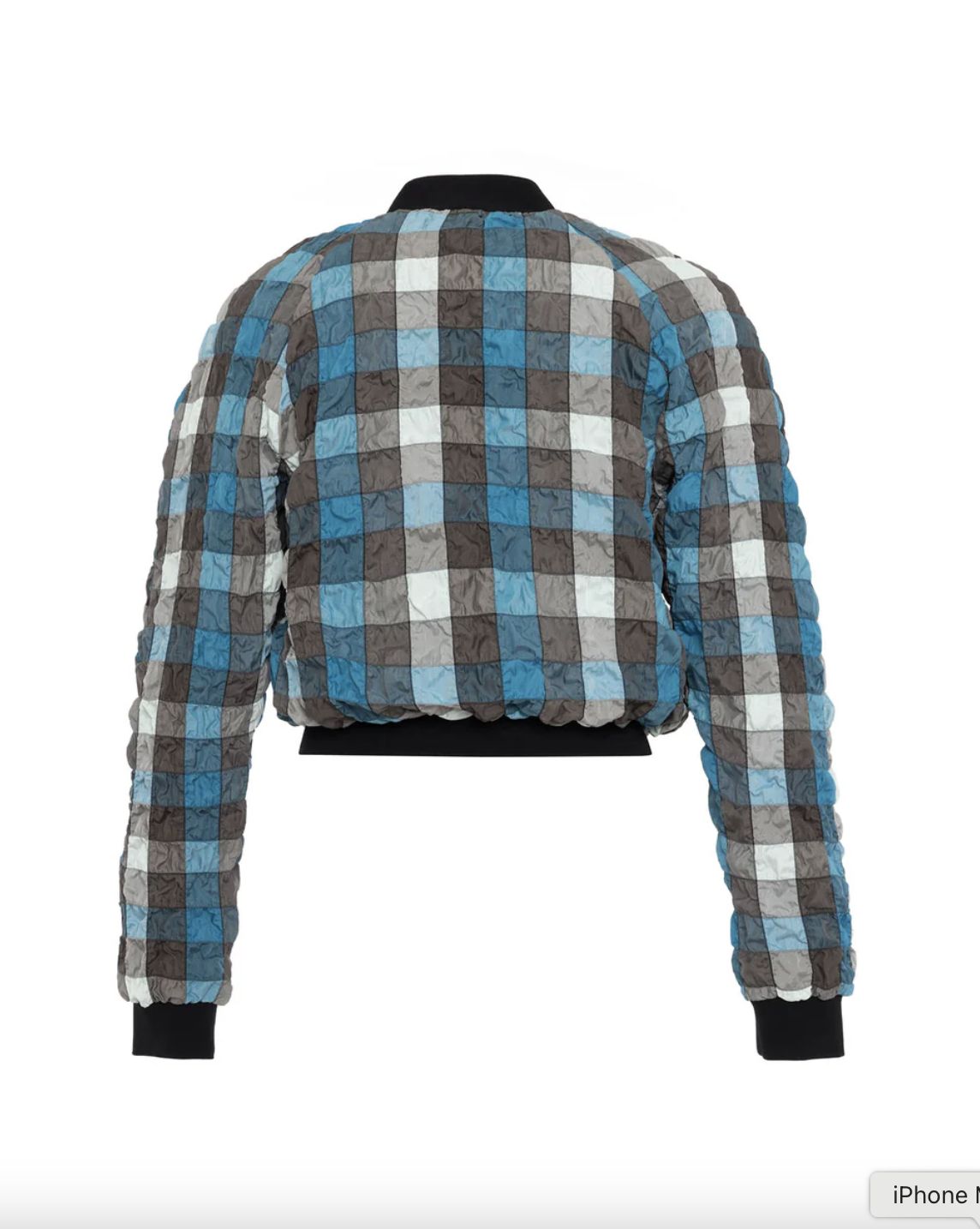Theo The Label Calypso Plaid Bomber