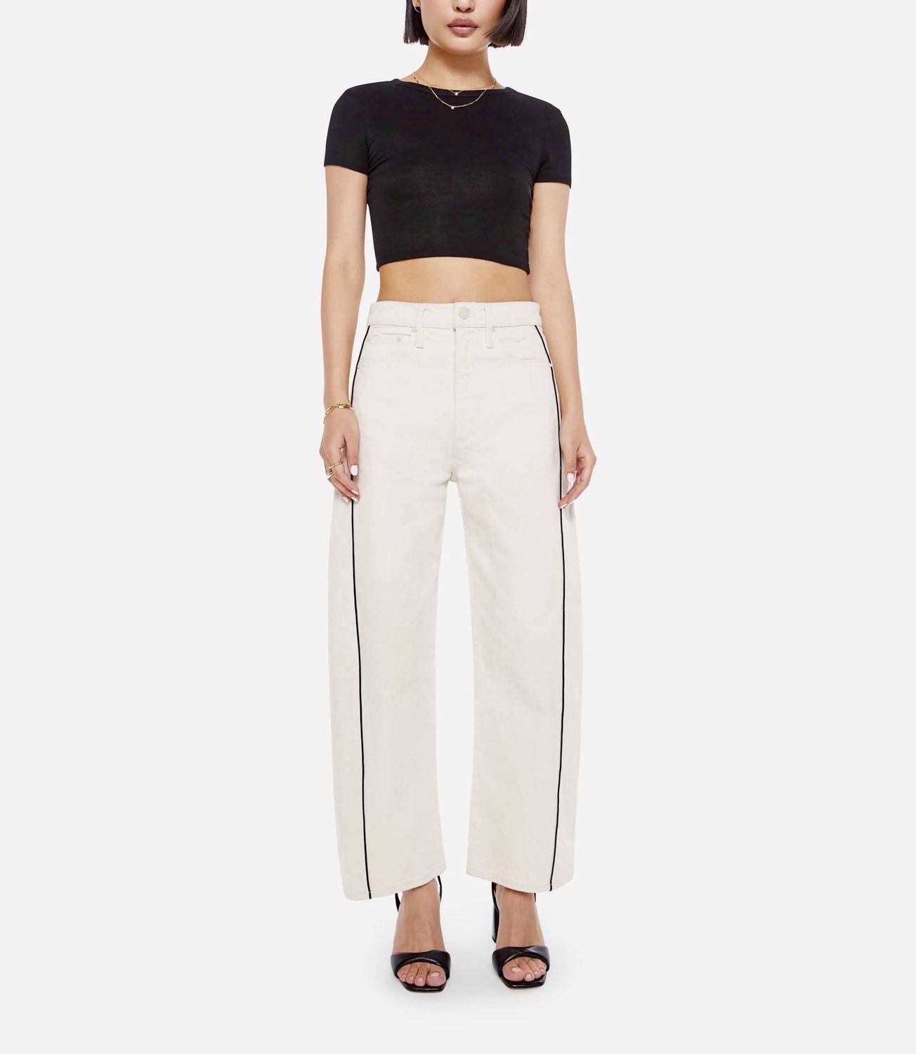 Mother Half-Piped Ankle Jean