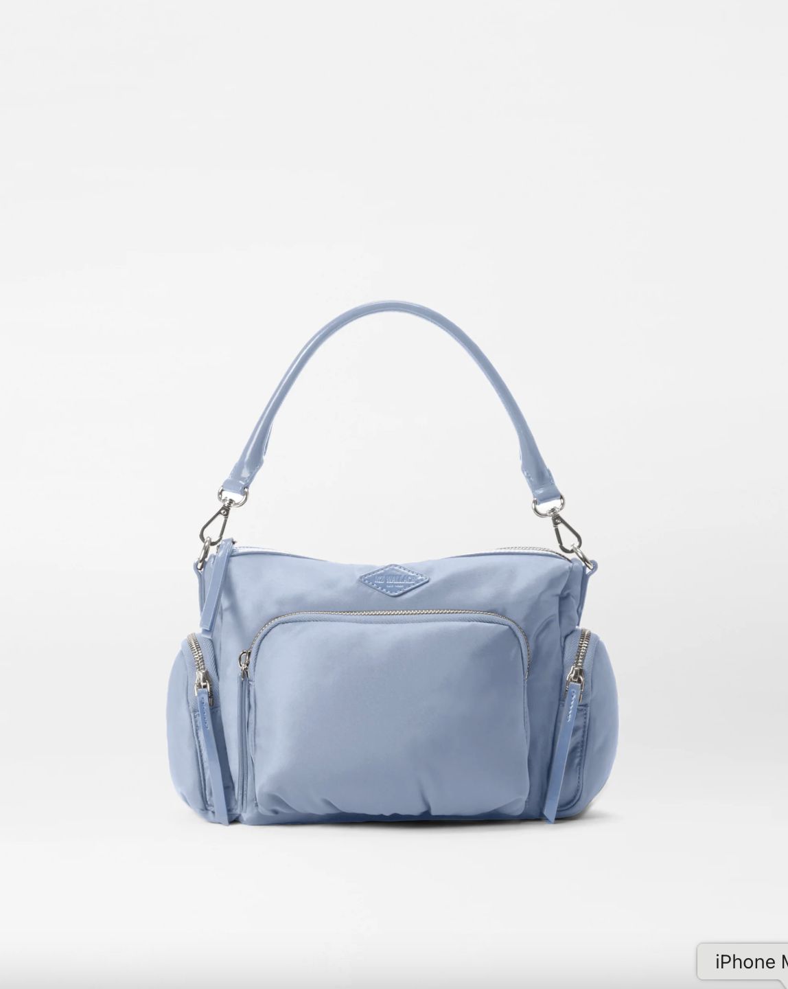 MZ Wallace Small Chelsea Crossbody in Stone Blue