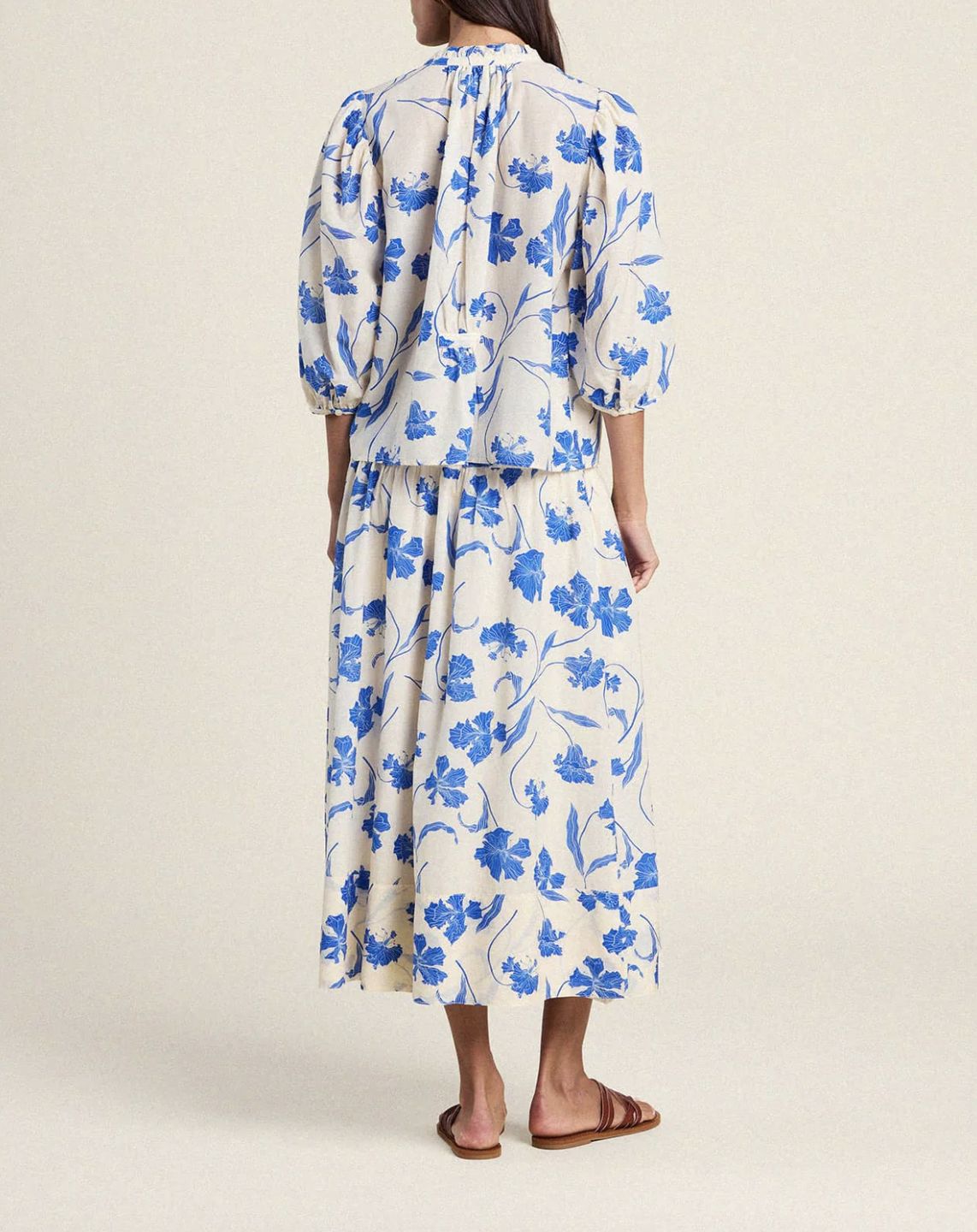 Trovata Orly Blouse in Blue Iris