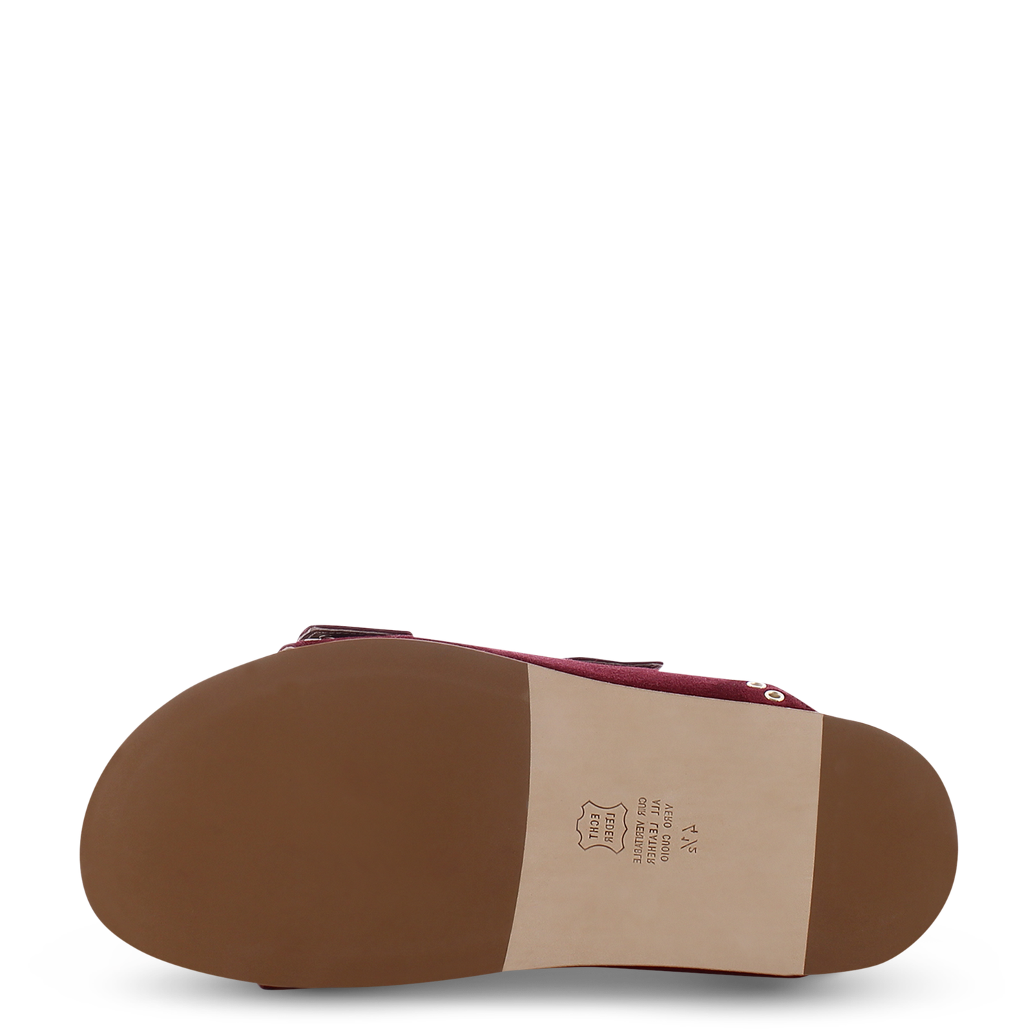 Kennel &amp; Schmenger Platform Buckle Sandal in Bordeau Suede