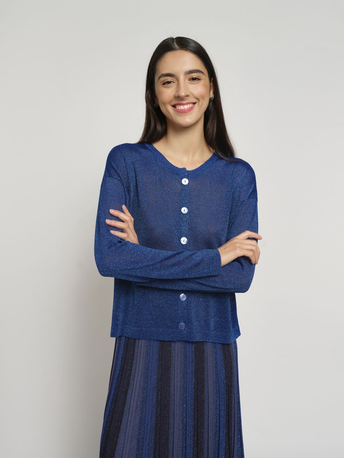 Maison Lurex Gala Cardigan