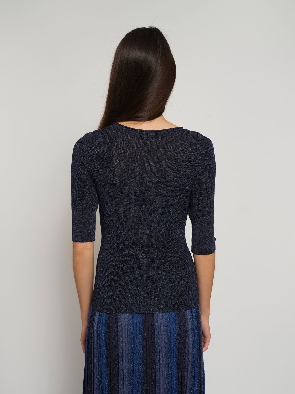 Maison Lurex  Laced Top